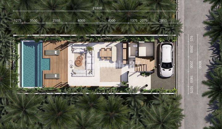 LEASEHOLD - Luxury 2-Bedroom Hut Concept Villa in Kedungu 2