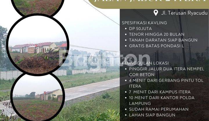 KAVLING RUKO PINGGIR JALAN JALUR 2 ITERA 1