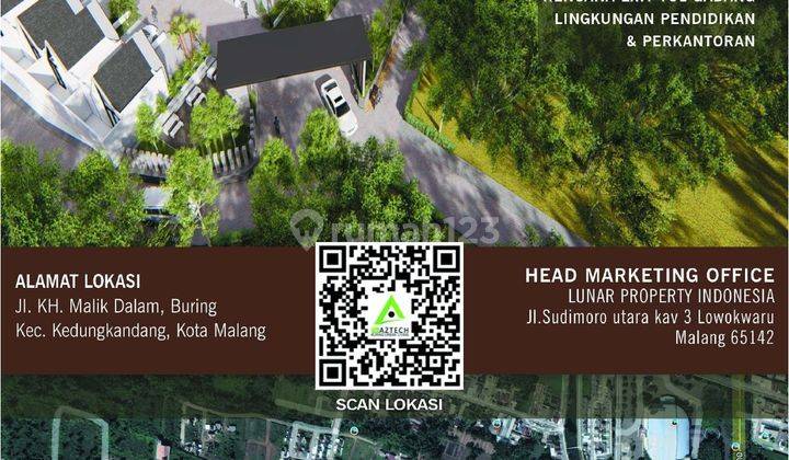 Promo Rumah Murah Buring Malang Kota Perum De Aztech sebelah citra land wa.081252252593 2