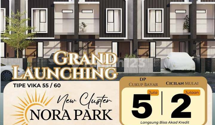  Rumah 2 lantai Nora Park Bedali Indah Lawang Malang