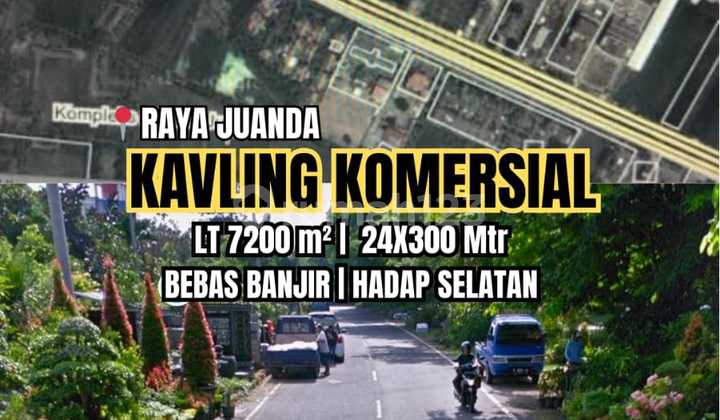 Komersial Area Tanah Nol Jalan Raya Juanda Akses Toll & Juanda Komersial Area Tanah Nol Jalan Raya Juanda Akses Toll & Juanda