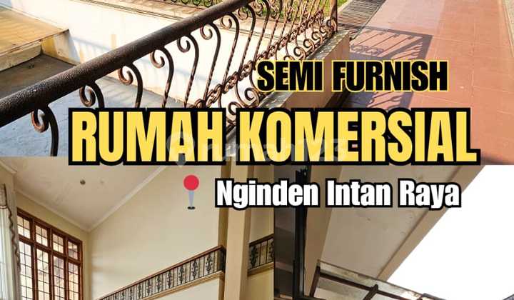 Dijual Rumah Komersial Sangat Bagus & Siap Pakai Jl.Raya Nginden