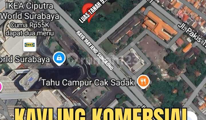 Komersial Sby Barat Depan Mall Persis Direct Owner Komersial Sby Barat Depan Mall Persis Direct Owner