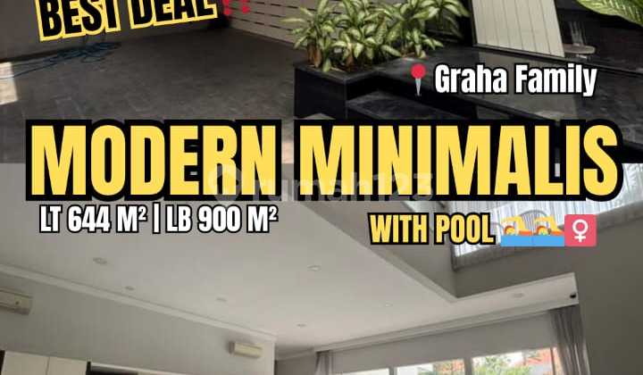 Jual/Sewa Rumah Mewah GRAHA FAMILY Full Furnished Double Way Jual/Sewa Rumah Mewah GRAHA FAMILY Full Furnished Double Way