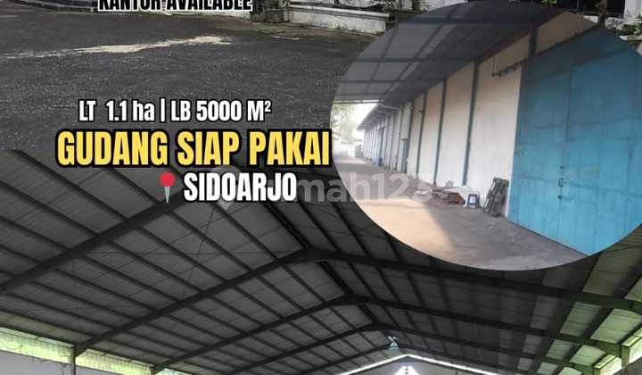 For Sale Ex Factory Sidoarjo, Provincial Highway, Strategic Location