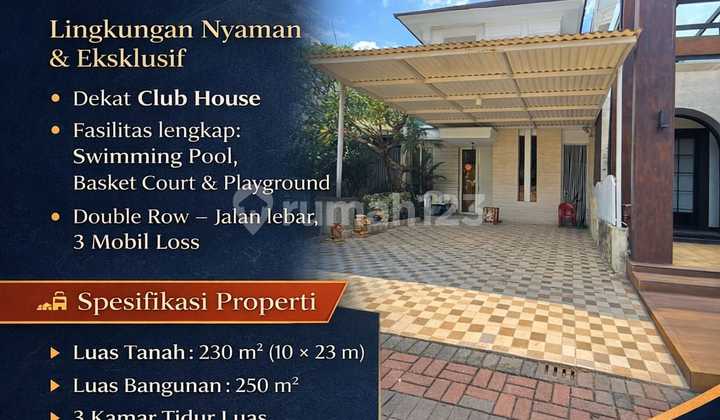Rumah Lokasi Strategis Pakuwon Indah Fasilitas Pool, Playground
