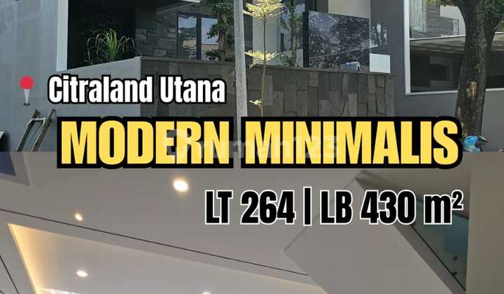 Woodland -Citraland Utama Row jalan lebar Bonus Taman