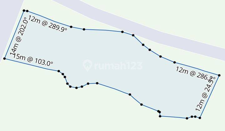 For Sale Dream Land Plot in Ubud, Petulu Area, Gianyar, Full View of Green and Beautiful Rice Fields. 2