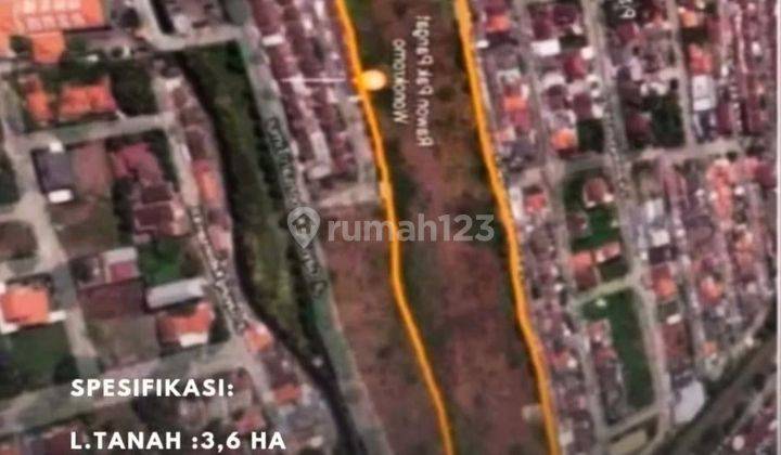 HOT !! DIJUAL TANAH 3,6 HA NOL JALAN RAYA KETINTANG  2