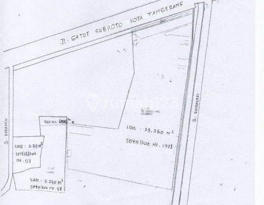 Tanah Strategis Siap Dibangun Unit Komersial di Jatake Tangerang Harga Murah Dibawah Njop Dan Masih Nego Lagi 2