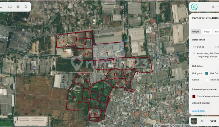 Tanah Murah Strategis Siap Digunakan di Jl Jatiuwung Pasar Kemis Tangerang Harga Dibawah Pasaran & Nego Abis