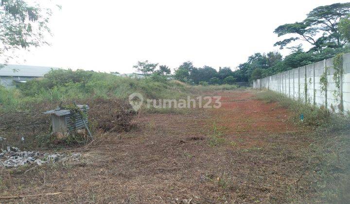 Tanah Strategis Lokasi Dan Akses Kontainer 40 Feet di Kawasan Industri Pergudangan di Curug Gunung Sindur Harga Nego Abis  1