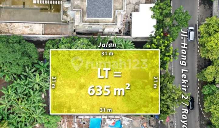 Tanah Sangat Strategis Premium Siap Bangundi Hang Lekir Jakarta Selatanunit Komersial Harga Nego