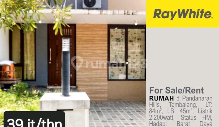 Rent House Pandanaran Hills Semarang 1