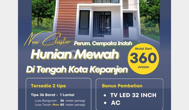 Rumah Baru Perum. Cempaka Indah di Pusat Kota Kepanjen, Malang 2