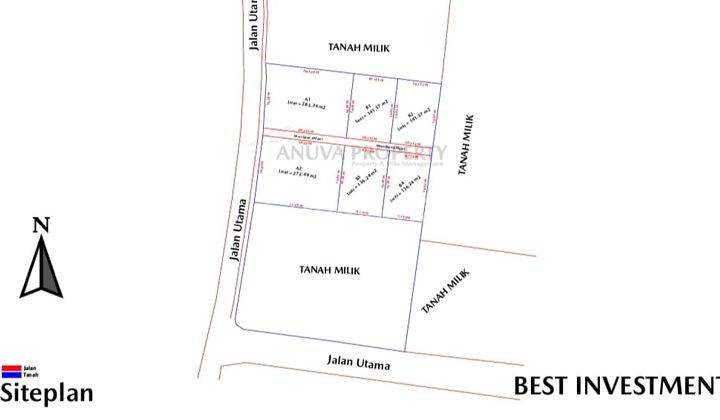 Prime Land 1250m2 For Sale At Jalan Dewi Sri Kuta,badung 2