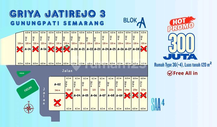 Rumah Nyaman Dekat Kampus Unes 2
