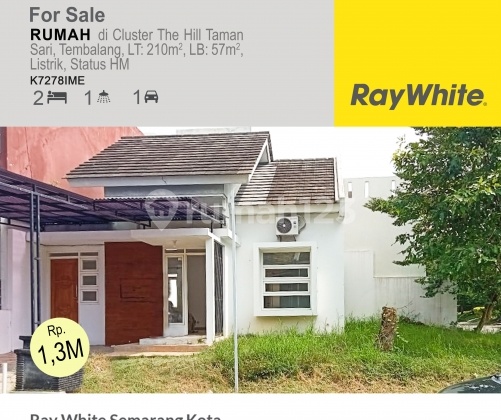 JUAL RUMAH 210m2 DI HILL TAMANSARI,TEMBALANG,SEMARANG. 1