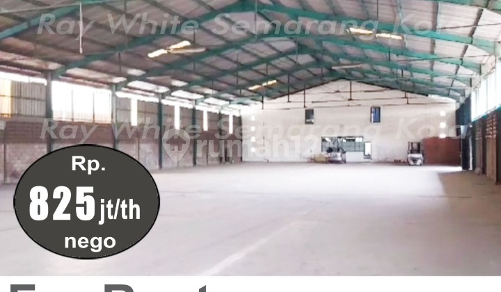 DISEWAKAN GUDANG 2.400m2 DI JL.MADUKORO,SEMARANG BARAT 1