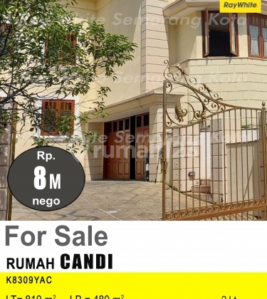 Jual Rumah 800M2 di Kawasan Elite Bukit Sari,Semarang.siap Huni.kondisi Terawat Bagus. 1