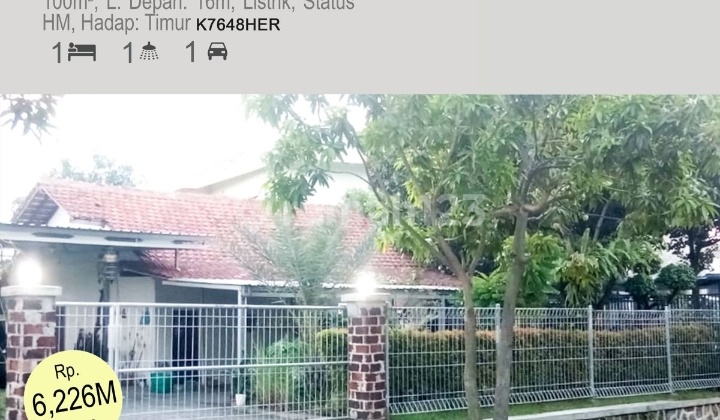 JUAL RUMAH 566 m2 DI SEKITAR JL.GAJAH,SEMARANG TIMUR.JALAN DEPAN LUAS.BEBAS BANJIR. 1