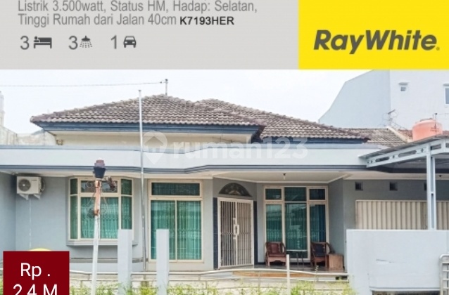 Rumah Bagus Siap Huni 300m2 Di Puri Anjasmoro.