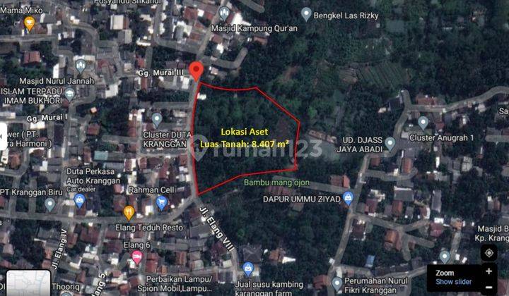 Tanah Residensial Depan Cluster Duta Kranggan Di Jatiraden Bekasi 1