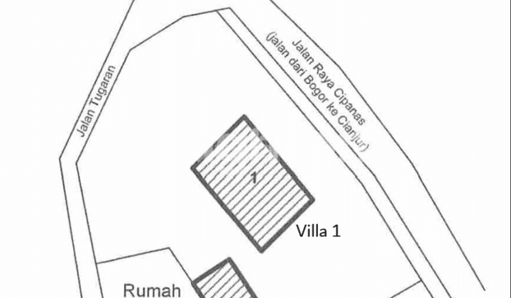 Tanah Dan 2 Villa Dihitung Harga Tanah Di Tugaran Cipanas