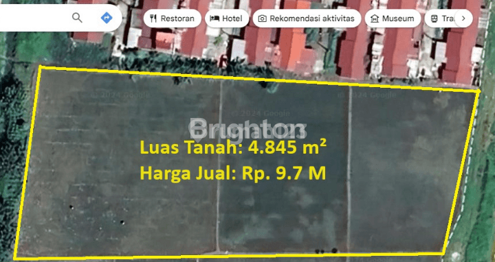 Tanah Di Jl. Kong Isah Tambun Utara, Hanya 1,5 KM Dari ToL Gabus Indah 1