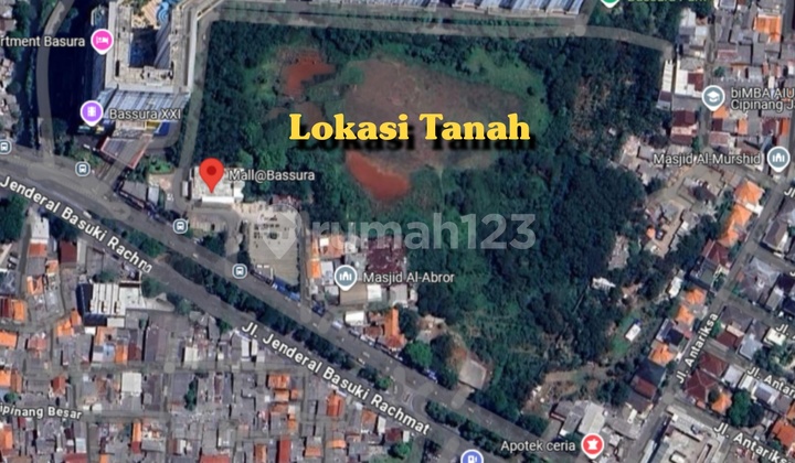 Tanah Strategis Hanya 12 Jt/M² Sebelah Mal Bassura Jakarta Timur