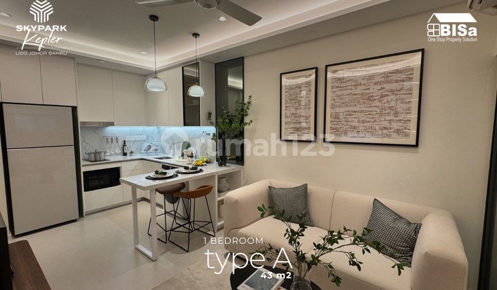 Skypark Kepler Condominium Di Johor Bahru, Unit Tipe A Dengan 1 Kamar Tidur"