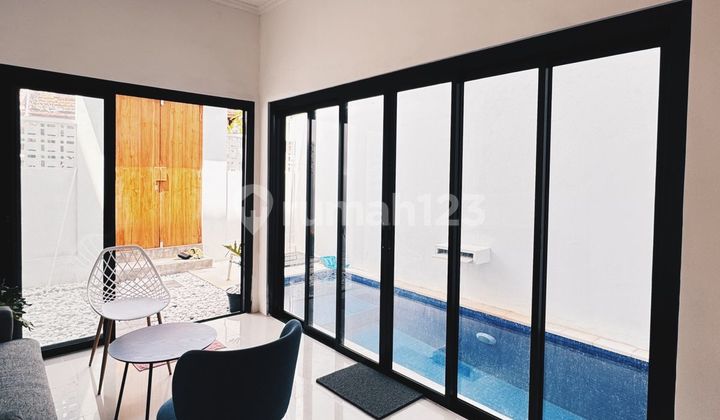 New Villa Fully Furnished with Water Heater in Padangsambian Ls