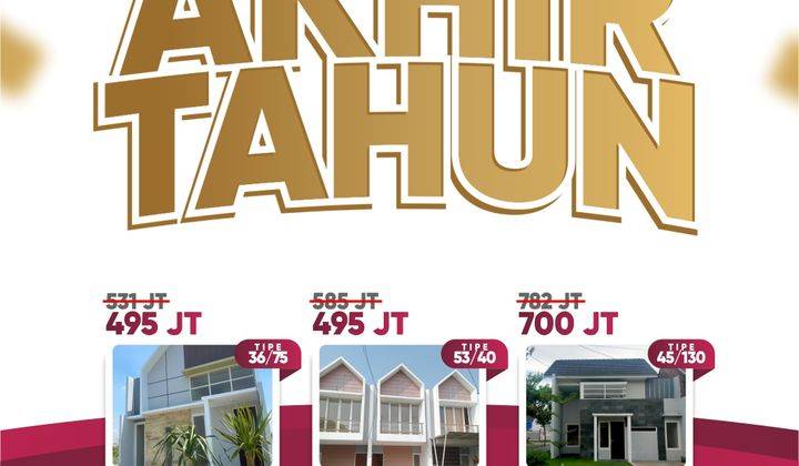 Rumah di Sidoarjo Kota Hanya 400 Jutaan Utj 1 Juta 2