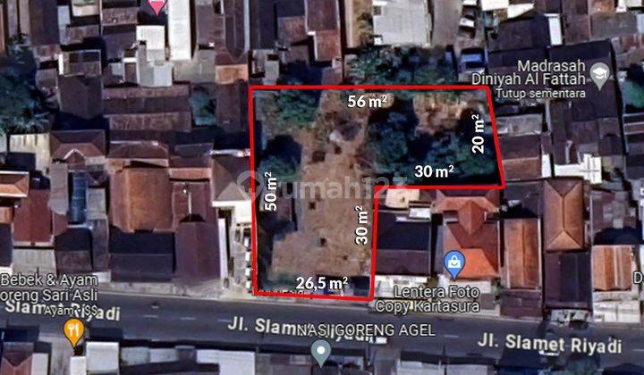 Dijual Tanah di Jl Slamet Riyadi Sukoharjo, Strategis di Area Komersial 1