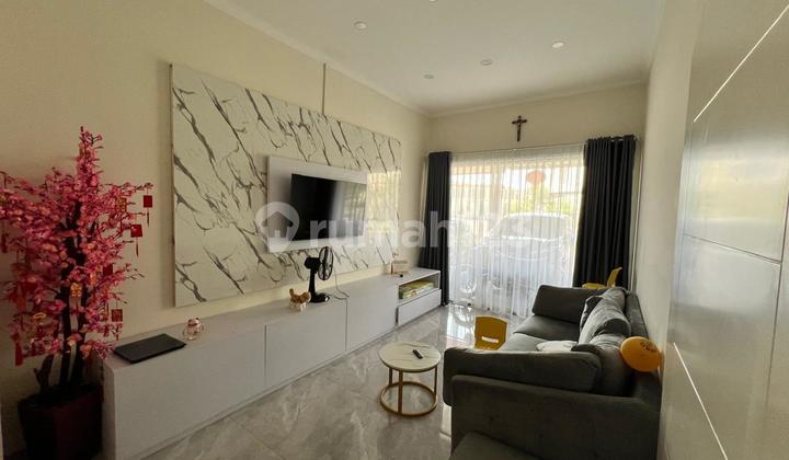 For Sale 7x16 Renovated and Fully Furnished House in Carribean Flamingo The Springs Serpong