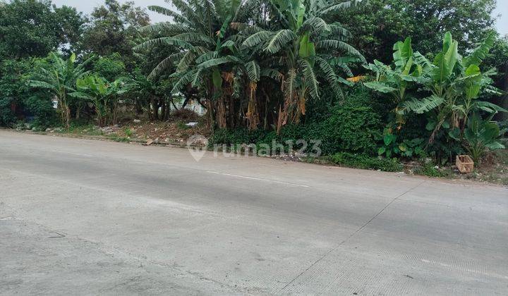 Dijual tanah 2040m2 strategis pinggir jalan cocok utk cluster gudang ruko toko bangunan  2