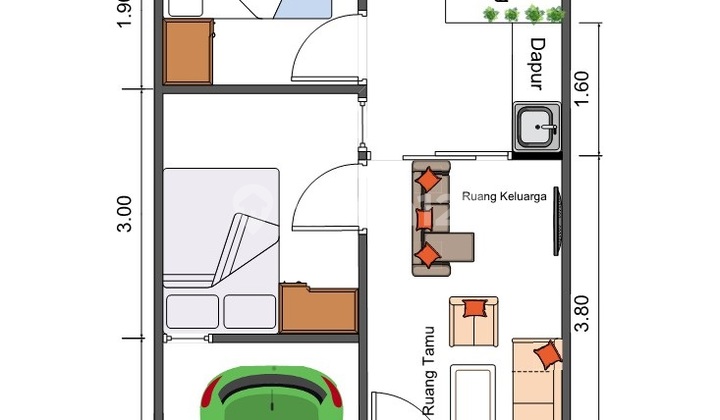 Rumah Baru Cluster3 Kamartidur 500 Jt Free Pajak dan Notaris di Kav Rspad Tambun Bekasi 2