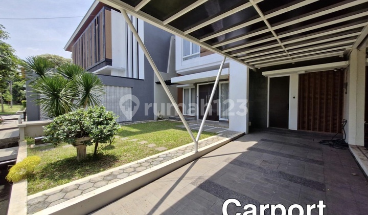 Rumah Mewah Cluster Kirana Pulogebang Depan Taman Furnished Lt 220 Lb180