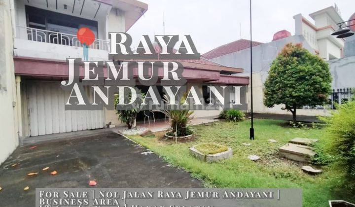 Rumah Comercial nol jalan raya Jemur Andayani Surabaya Selatan 1