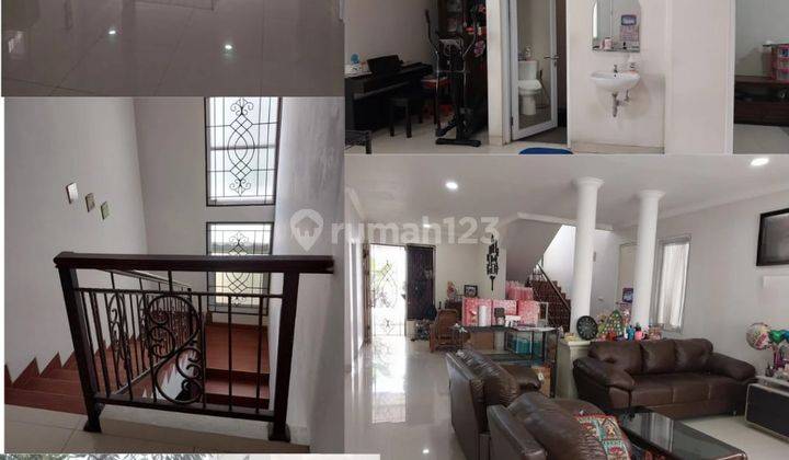 Jual For Sale Dijual Rumah di Gading Serpong Cluster Oleaster 2 Lantai Lt 191 M2 Lb 180 M2 Kt 4 Km 2 Gudang 1 Hadap Selatan Carport 1 Semi Furnish SHM Nego 2