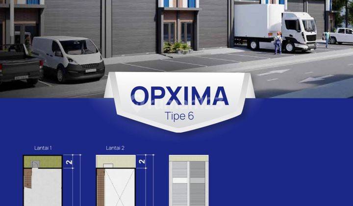 Jual For Sale 出售仓库 Dijual Gudang Brand New Luxima Bizhub di Pakuhaji Tangerang Banten ( Cluster Gudang 4in1 ) Type 6 ( Opxima ) Denah unit : 6x24 Luas Tanah : 144m2 Luas Bangunan : 126m2 2