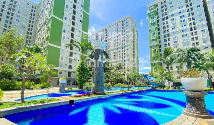 Unit Gandeng Mewah Apartemen Green Palace Furnished Kayu Jati