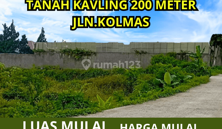 Kapling Perumahan 2 Jtan/m2 Areal Kolmas 1