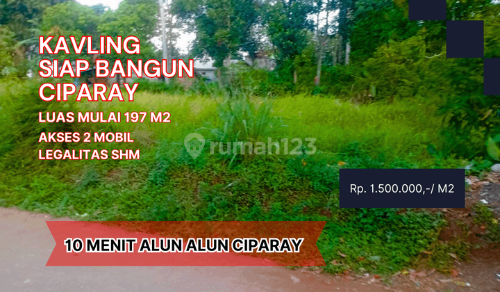 Tanah Kavling Dijual 10 Menit Alun Alun Ciparay Legalitas SHM Tanah Kavling Dijual 10 Menit Alun Alun Ciparay Legalitas SHM