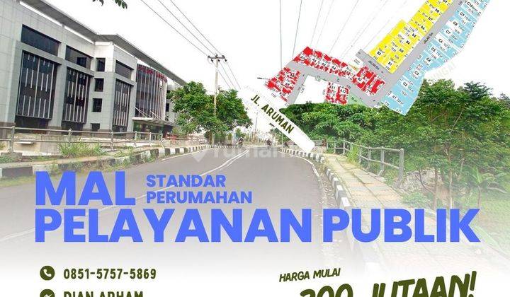 Tanah kavling Di Depan Mal Pelayanan Publik Cibabat Cimahi 1