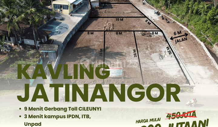 Tanah Murah Hanya 3 Menit dari Kampus Unpad dan ITB 1