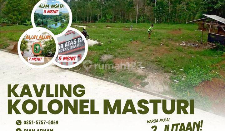 Jual Tanah Jl. Kolonel Masturi Cimahi Dekat Alam Wisata Cimahi  1