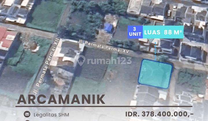 Di Jual Tanah Arcamanik Bandung Dekat Sport Jabar 1