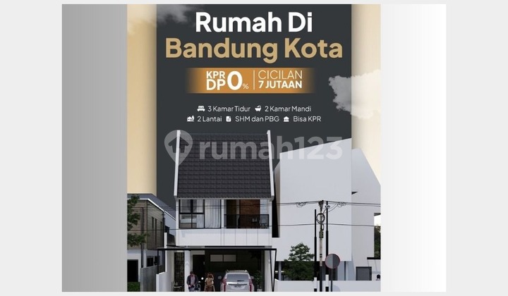 Bandung City 2-Storey House 0% Down Payment Installments 7 Million