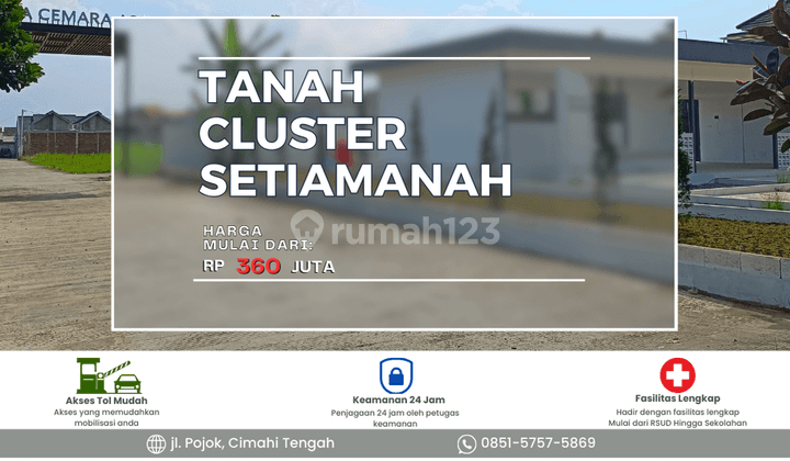 Tanah Cluster Hunian Terbaik Di Cimahi Tengah Dekat Alum alun 1